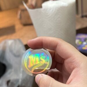 Holographic seattle mariners Sticker